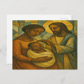 Von Jesus afrikanisch-amerikanischer Postkarte ges (Vorne/Hinten)