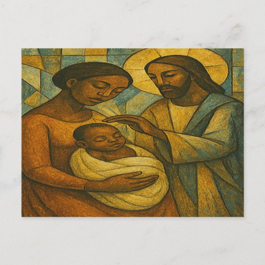 Von Jesus afrikanisch-amerikanischer Postkarte ges (Vorderseite)