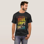 Von Jesus Chips & Salsa getrieben mexikanische Küc T-Shirt (Vorne ganz)
