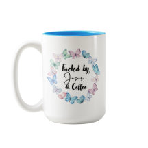 Von Jesus & Coffee LARGE Tasse gespeist