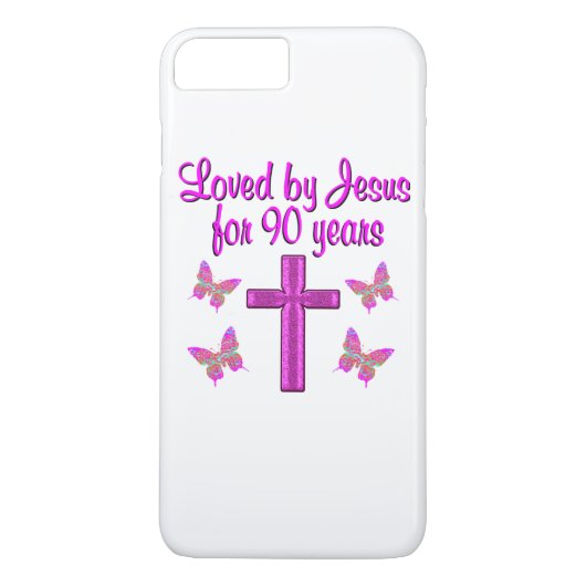 VON JESUS FÜR 90 JAHRE LIEBT Case-Mate iPhone HÜLLE (Rückseite)