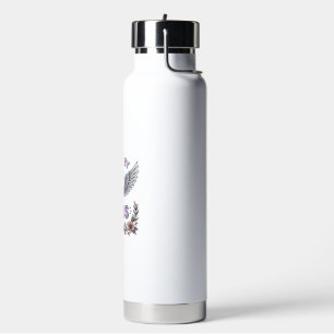 Von Jesus geliebtes Vintage-Christen-Blumen-T-Shir Trinkflasche