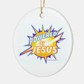 Von Jesus Ornament angetrieben (Links)