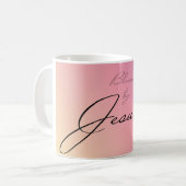 Von Jesus Tasse gesegnet (Vorderseite Links)