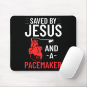 Von Jesus und einem Herzkrankenbildner Mousepad (Mit Mouse)