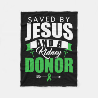 Von Jesus und einem Zitat von Organtransplantation Fleecedecke