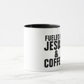 VON JESUS UND KAFFEE BEKRÄFTIGT TASSE (Zentrum)