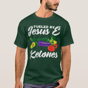Von Jesus und Ketonen angetrieben T-Shirt