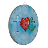 von Jesus verankert Dartscheibe (Vorderseite Links)