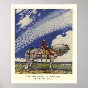 Von John Bauer in die Welt Poster