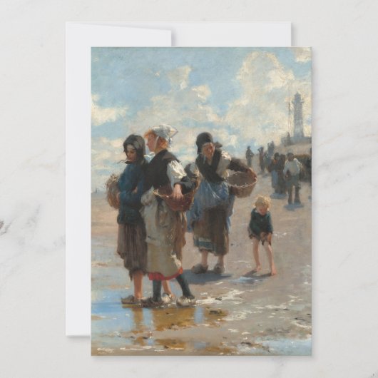 Von John Singer Sargent zum Fischen Einladung (Vorderseite)