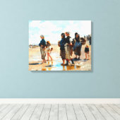 Von John Singer Sargent zum Fischen Leinwanddruck (Insitu (Holzboden))