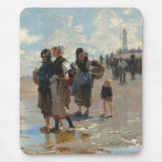 Von John Singer Sargent zum Fischen Mousepad (Vorne)