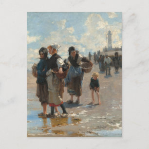Von John Singer Sargent zum Fischen Postkarte