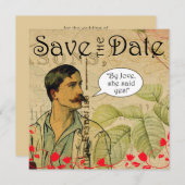 "Von Jove sagte sie ja Ankündigung Datum freihalte (Vorne/Hinten)