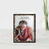 Von jung und angesagt bis gestreckt karte (Vorderseite)