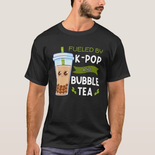 Von K-Pop und Bubble Tee Boba Tapioca Perlen gespe (Vorderseite)