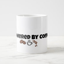 Von Kaffee angetrieben Lustige Kaffeeliebhaber Rie
