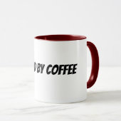 von Kaffee befeuert Tasse (VorderseiteRechts)