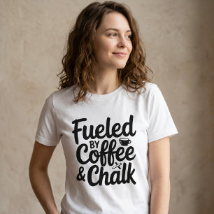 Von Kaffee & Chalk getrieben Frauen Tri-Blend Shirt