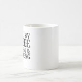 Von Kaffee gesäumt und gezeichnet Kaffeetasse (Mittel)