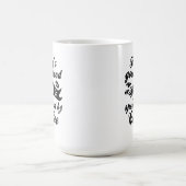 Von Kaffee gesponsert Kaffeetasse (Mittel)