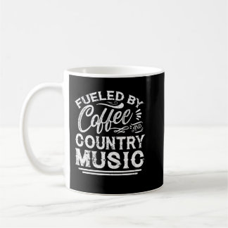 Von Kaffee und Country Musik gespeist Kaffeetasse