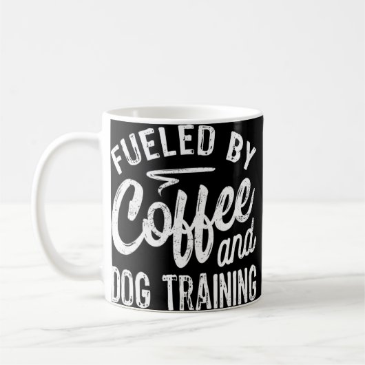 Von Kaffee- und Dog-Trainer gespeist Kaffeetasse (Links)