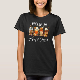 Von Kaffee und Jesus Pumpkin Gewürz Latte_1 gespei T-Shirt