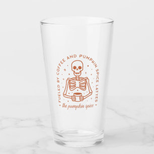 Von Kaffee und Pumpkinspülung gespeist Glas