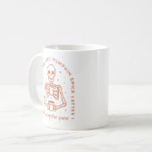 Von Kaffee und Pumpkinspülung gespeist Kaffeetasse (Vorderseite Links)
