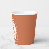 Von Kaffee und Pumpkinspülung gespeist Pappbecher (Links)