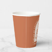 Von Kaffee und Pumpkinspülung gespeist Pappbecher (Rechts)