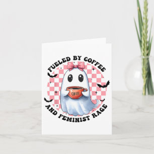Von Kaffee und weiblichem Rage Ghost Bogen getrieb Karte