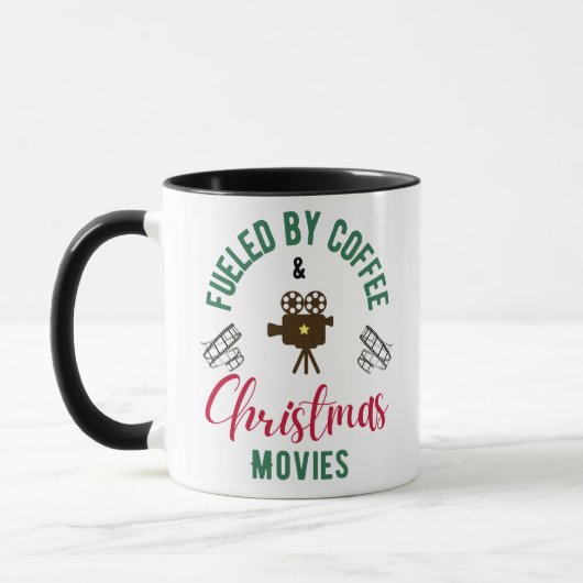 Von Kaffee und Weihnachtsfilmen gespeist Coffee Ta Tasse (Links)