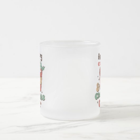 Von Kaffee und Weihnachtsgeschenk gespeist Mattglastasse (Mittel)