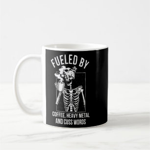 Von kaffeehartem Metall und Cuss Words Coff gespei Kaffeetasse