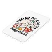 Von Kakao und Welpenträumen angetrieben - Niedlich Magnet (Linke Seite)