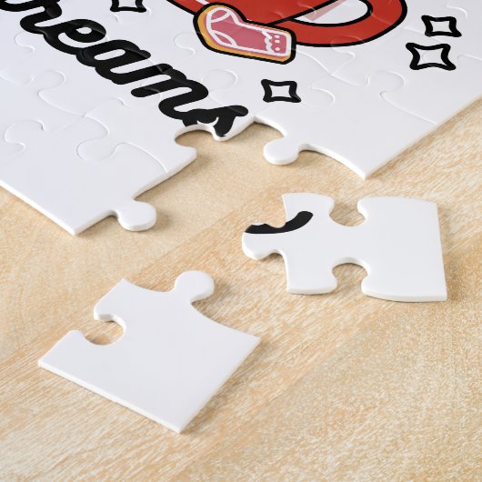 Von Kakao und Welpenträumen angetrieben - Niedlich Puzzle (Seite)