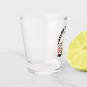 Von Kakao und Welpenträumen angetrieben - Niedlich Schnapsglas (Links)