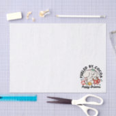 Von Kakao und Welpenträumen angetrieben - Niedlich Seidenpapier (Handwerk)