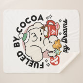 Von Kakao und Welpenträumen angetrieben - Niedlich Sherpadecke (Vorderseite (Horizontal))