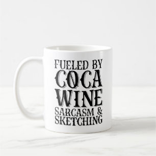 Von Kakaowein gespeist, Sarcasm und Skizze Kaffeetasse