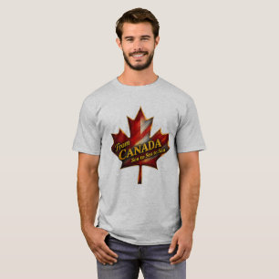 Von Kanada – Von Meer zu Meer zu Meer Ahornblatt T T-Shirt