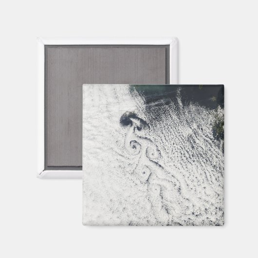 Von Karmann Wolkenvorkommen Magnet (Vorderseite/Rückseite)