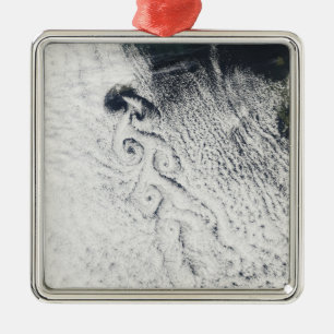Von Karmann Wolkenvorkommen Silbernes Ornament