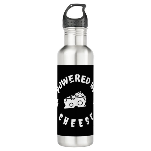 von Käse angetrieben Edelstahlflasche (Vorderseite)
