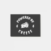 von Käse angetrieben Post-it Klebezettel (Vorderseite)