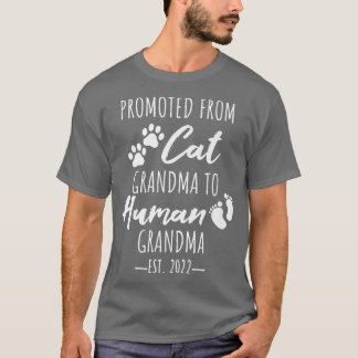 Von Katze Oma zum menschlichen Oma, Schwangerschaf T-Shirt