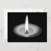 Von Kerzenlicht Postkarte (Vorne/Hinten)
